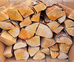 Large Bundle of Kiln Dried Birch/Oak Firewood, Kindling & Firestarter's