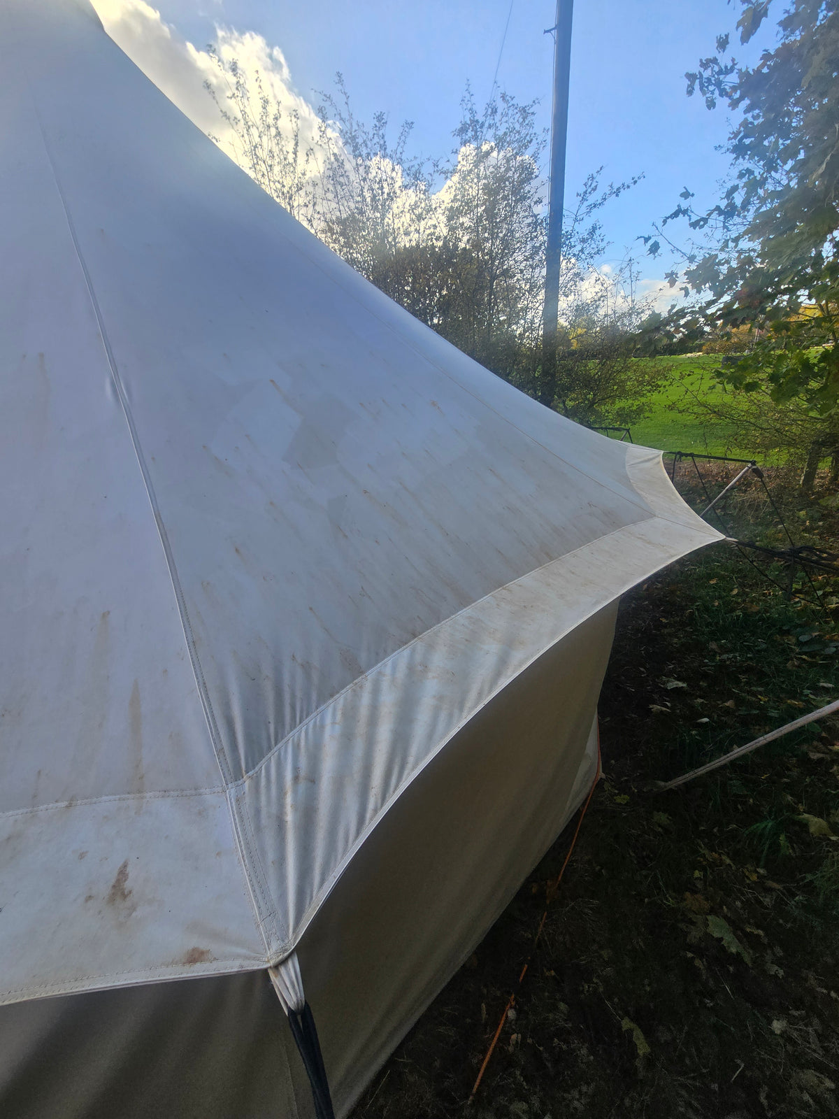 Used 6m XL Bell Tent + Coir Matting – Grade C