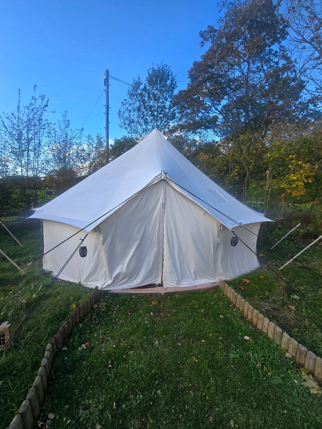 Used 6m XL Bell Tent + Coir Matting – Grade C
