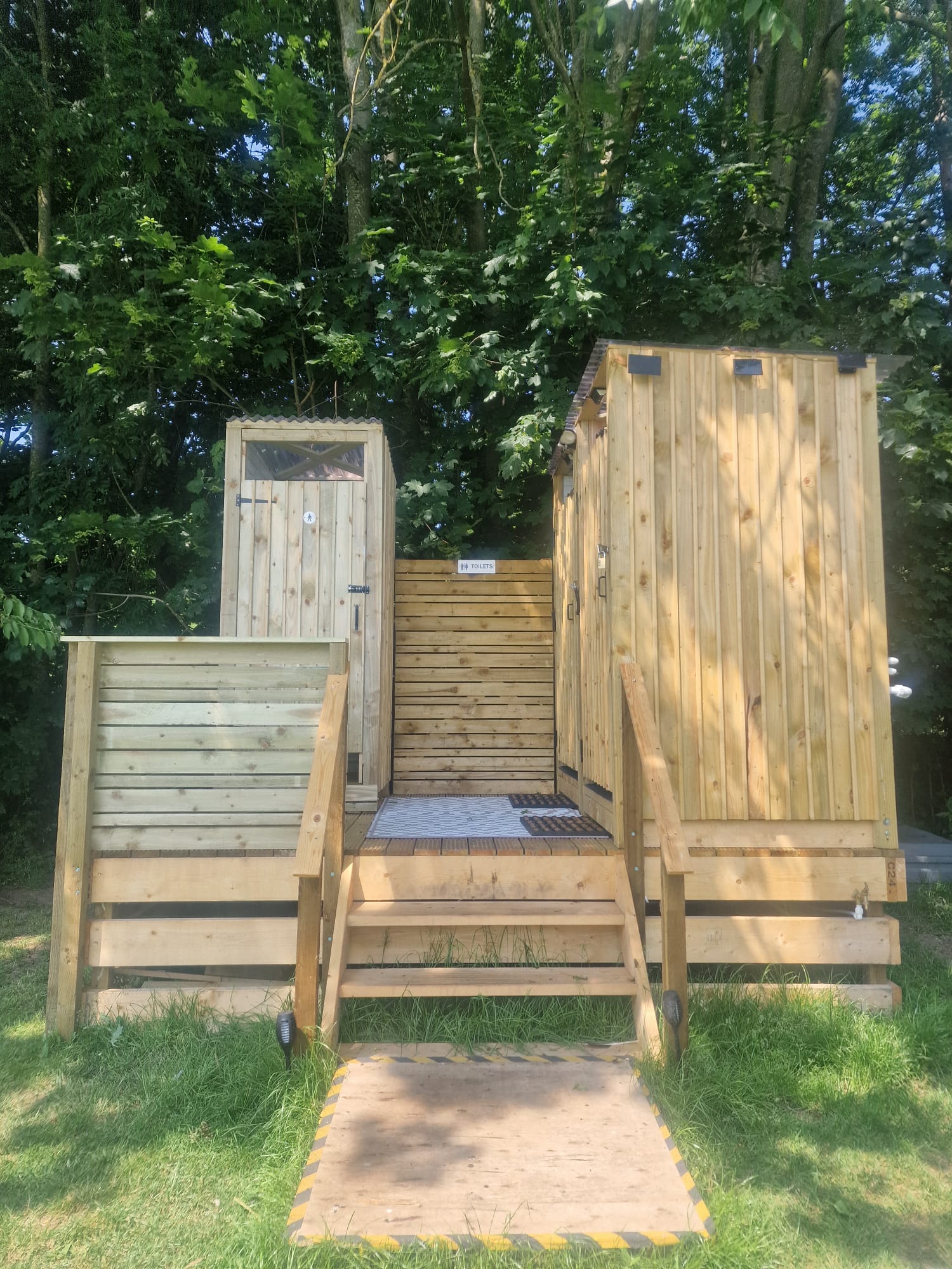 Off-Grid Campsite Toilet & Shower Block