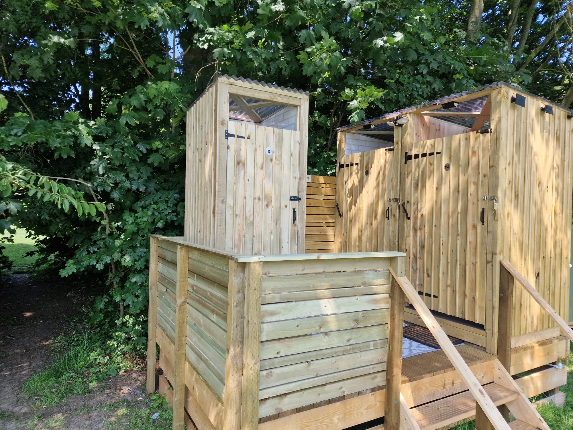 Off-Grid Campsite Toilet & Shower Block