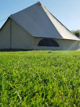 BTV 3 - Water Resistant & Fire Retardant Premium Luxury Canvas Bell Tent With Stove Hole