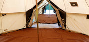 BTV 6 Skylight - 6m (Half PVC Light Roof) XL (1.2m High Walls) Water Resistant Cotton Canvas Bell Tent with Stove Hole