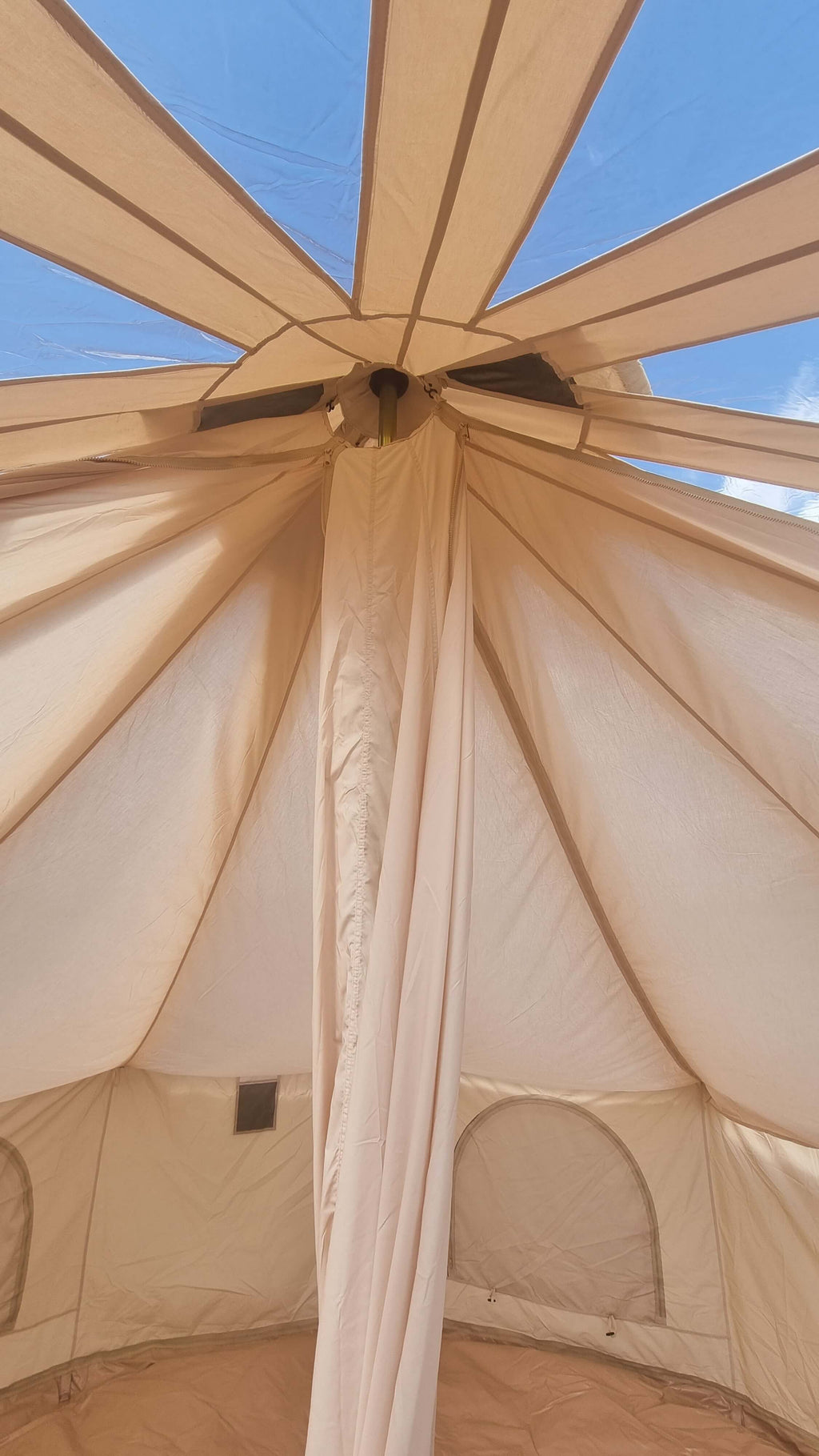 The Skyview – 5m XL Stargazing Bell Tent with Clear Roof