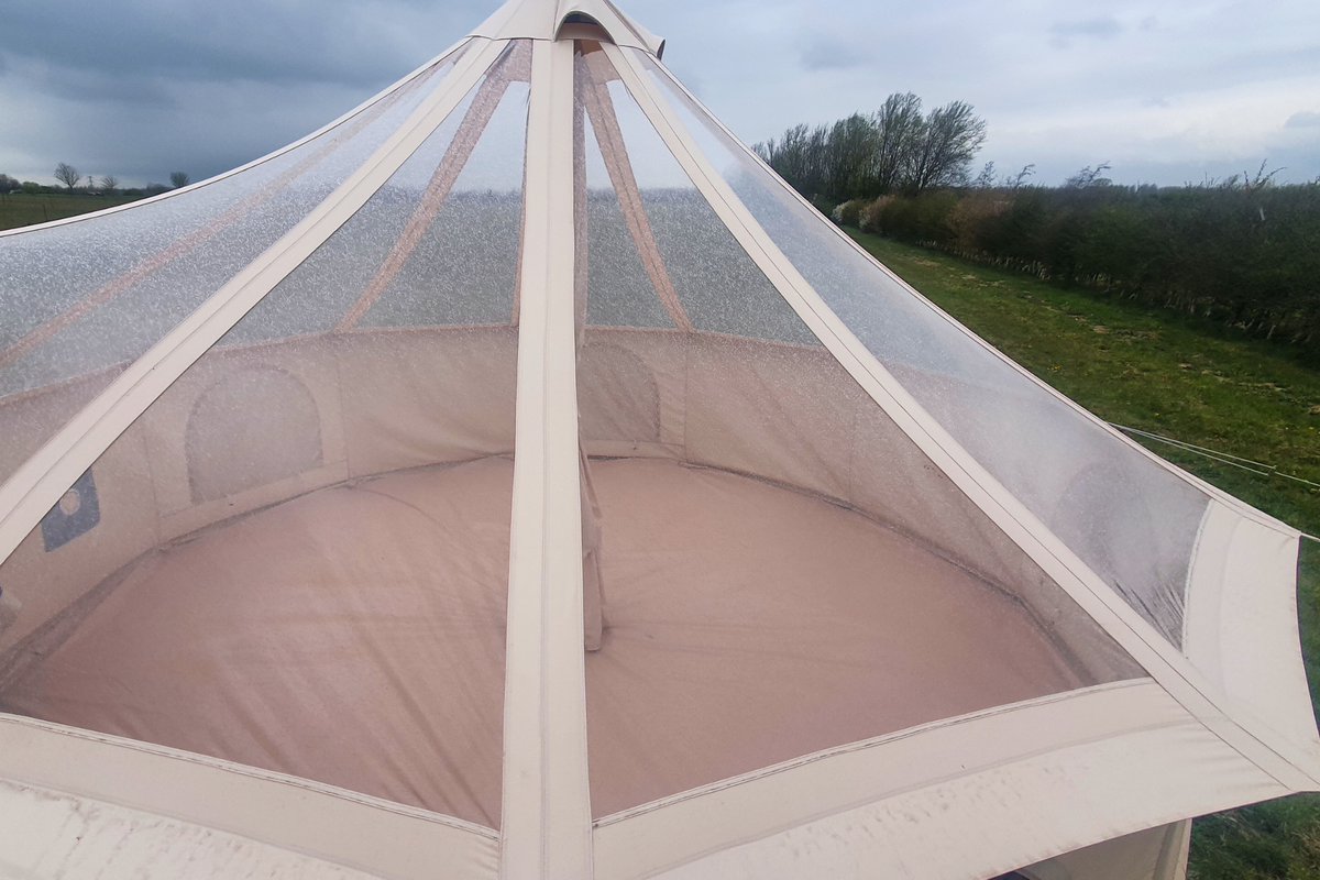 The Skyview – 5m XL Stargazing Bell Tent with Clear Roof