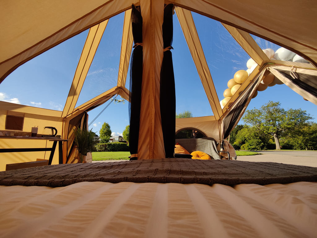 The Skyview – 5m XL Stargazing Bell Tent with Clear Roof